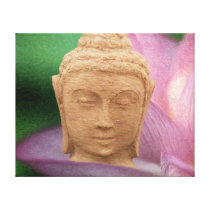 Wrapped Canvas: Buddha Stretched Canvas Print
