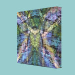 Wrapped Canvas Print, Abstract Chalk on Cement canvas prints
