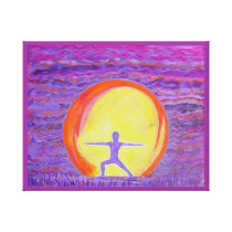 Wrapped Canvas Print-Yoga Dream