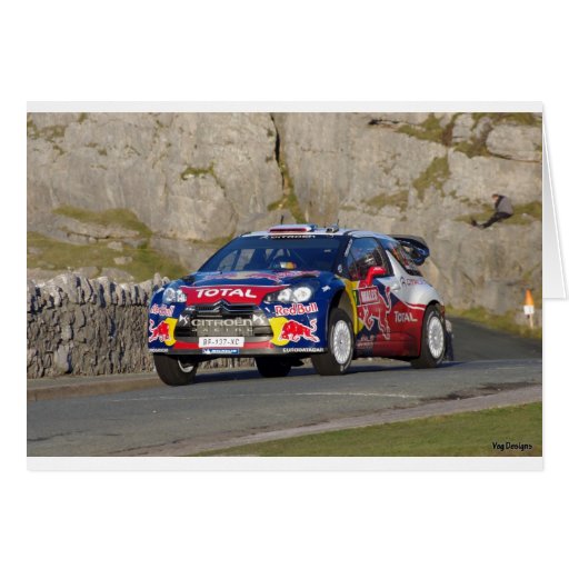 WRC Rally Car Greeting Card | Zazzle