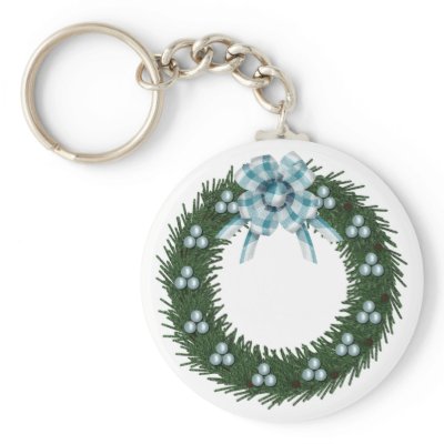 Wreath Christmas Keychain by forbes1954