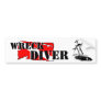 Wreck Diver Bumper Sticker