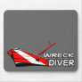 Wreck Diver Mouse Pad