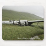 Wreckage of World War II aircraft on Atka Island. mousepads