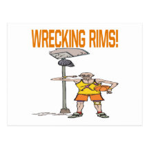 Wrecking Rims Postcards