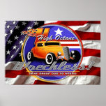 Wreckless Drag Racing Poster