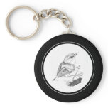 Wren Keychain in pencil
