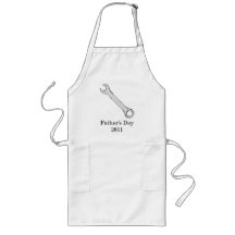 Wrench. Grey and Black. Spanner. Aprons