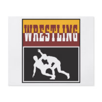 wrestling design flyer design