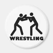 wrestling icon fridge magnet
