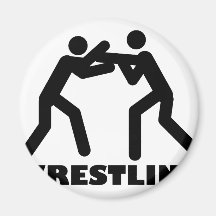 wrestling icon fridge magnet