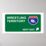 Wrestling Next Exit Print