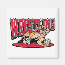 Wrestling Takedown Refrigerator Magnets