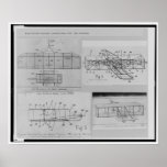 WRIGHT BROTHERS AIRPLANE PATENT DRAWINGS posters