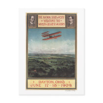 Wright Brothers Plane Postcard