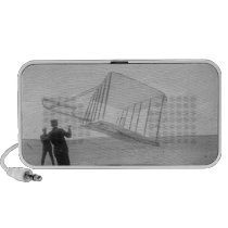Wright Brothers Test Flight Laptop Speakers
