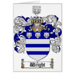 Wright Coat of Arms / Wright Family Crest cards