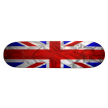 Wrinkled Union Jack Flag Skateboard Decks