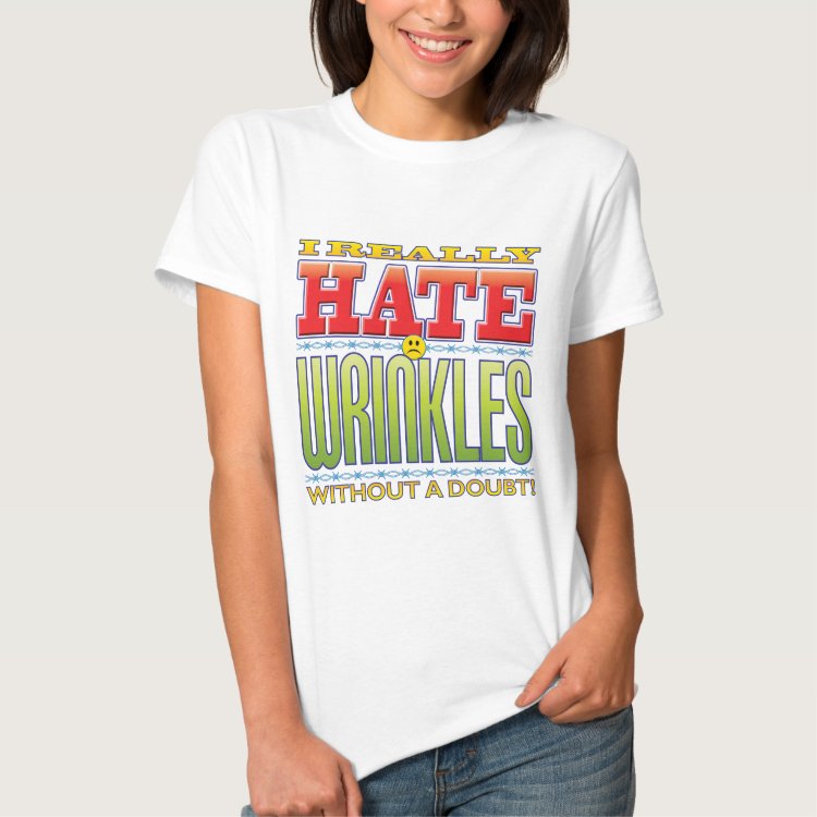 Falten hassen Gesicht T-Shirts