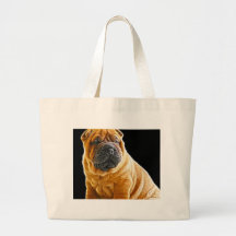 Wrinkles, The Chinese Shar Pei Puppy Dog Tote Bag