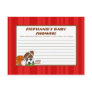 Writable Advice Card All-Star Red Post Card