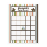 Writable Bingo Card Laguna Beach Turtle Frog Pond Postcard