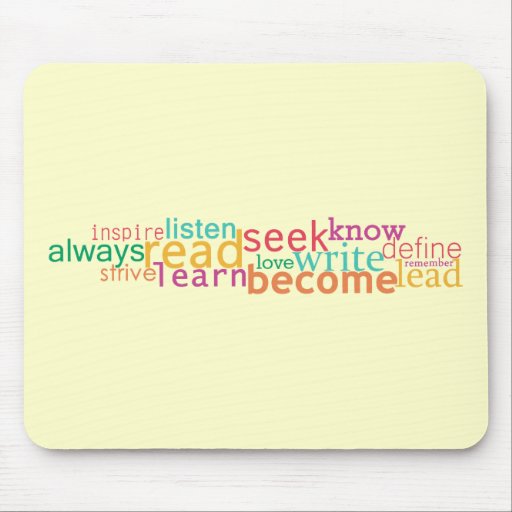Write, Define, Inspire Mousepad