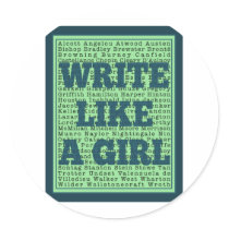 Write Like a Girl Peacock