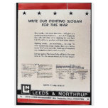 Write Our Fighting Slogan For This War flyers