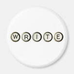 Write Typewriter Keys Magnet