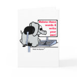 Write Your own Message GREETING CARD
