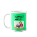 WRITER and author joke, WRITER and author joke Coffee Mugs