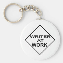 Writer at Work - Gift for Writers Key Chain