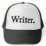 Writer (black lettering) hats