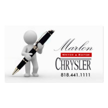 Writer Editor 3 Stylish Creative Business Cards