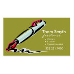 Writer Editor 4 Stylish Creative Business Cards business cards