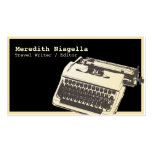Writer / Editor / Authors Business Card Template