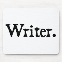 Writer. Mouse Pads