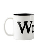 Writer Two-Tone Mug (black lettering)