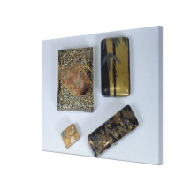 Writing case decorated with a cockerel gallery wrap canvas