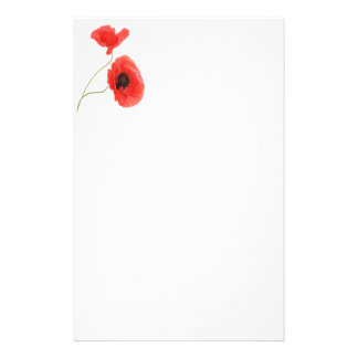 Poppy Custom Stationery, Poppy Stationery Templates