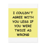 WRONG POST CARDS