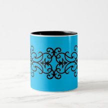 Wrought Iron Blue Mug