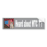 "WTC 7" Bumper Sticker bumper stickers