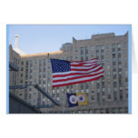 wtc flag greeting cards
