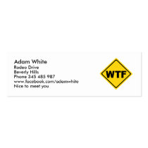 WTF BUSINESS CARDS
