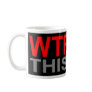 WTF Call This TEA? Black Coffee Mug