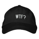 WTF? embroidered hats