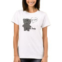 WTF! mean bear t-shirts