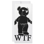 WTF Spoof T Shirt rack cards